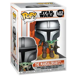 Figurine Funko Pop Star Wars The Mandalorian Mando Flying with Jet Pack image-2