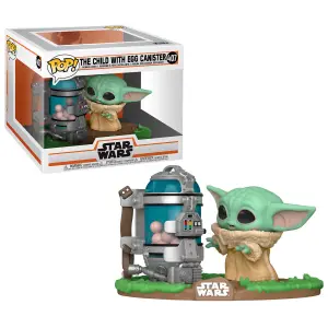 Figurina Funko Pop Star Wars The Mandalorian Child with Canister image-1