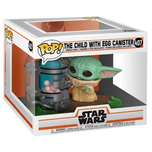 Figurina Funko Pop Star Wars The Mandalorian Child with Canister image-2