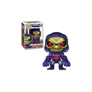 Figurine Funko POP Masters of The Universe Skeletor with Terror Claws Metallic Exclusive image-0