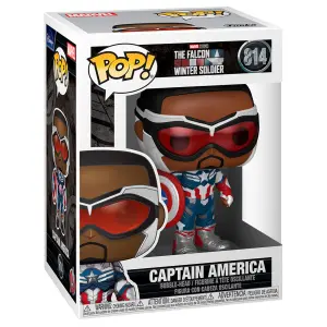 Figurine Funko POP Marvel The Falcon & Winter Soldier Captain America image-2