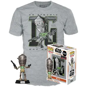 Φιγούρα Funko POP & T-shirt Star Wars IG-11 With The Child Exclusive image-0