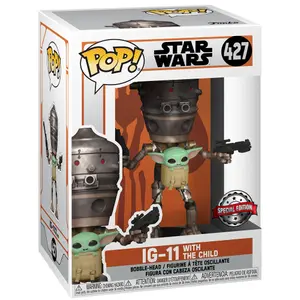Φιγούρα Funko POP & T-shirt Star Wars IG-11 With The Child Exclusive image-3