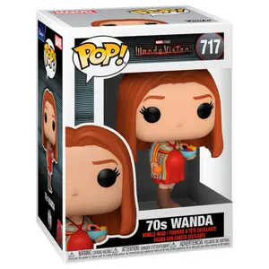 Figurine Funko POP Marvel WandaVision Wanda 70s image-2