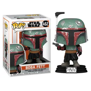 Figurine Funko Pop Star Wars Mandalorian Boba Fett image-1