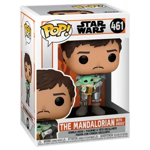 Φιγούρα Funko Pop Star Wars Mandalorian Mando Holding Child image-2