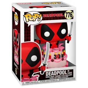 Figurita Funko Pop Marvel Deadpool 30th Deadpool in Cake image-2