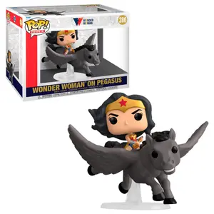 Figurine Funko Pop DC Wonder Woman 80th Wonder Woman on Pegasus image-1