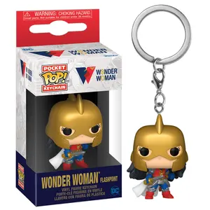 Porte-clé Funko Pocket Pop Dc Comics 80Th Wonder Woman Flashpoint image-2
