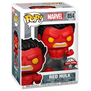 Figurine Funko POP Marvel Red Hulk Exclusive image-2