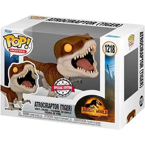 Φιγούρα Funko POP Jurassic World 3 Atrociraptor Tiger Exclusive image-1