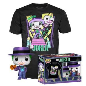 Figurine Funko POP & T-shirt DC Comics Batman The Joker image-1