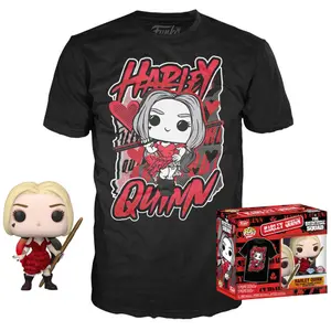Φιγούρα Funko POP & T-shirt DC Comics Escuadron Suicida Harley Quinn image-1
