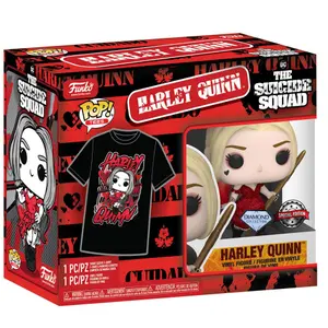 Φιγούρα Funko POP & T-shirt DC Comics Escuadron Suicida Harley Quinn image-3