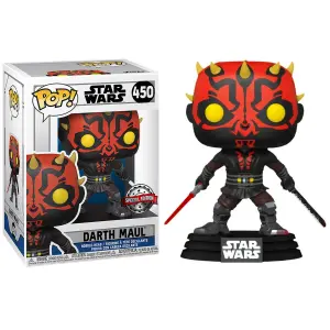 Figurine de collection Funko POP Star Wars Darth Maul With Saber image-0