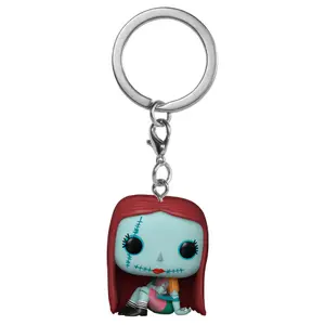 Keychain Funko Pop ! Disney Nightmare Before Christmas Sally Sewing image-0