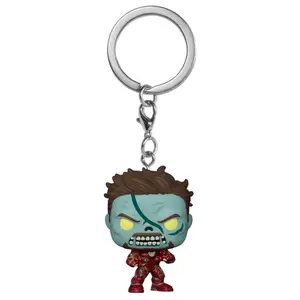 Schlüsselanhänger Funko Pocket Pop Marvel What If Zombie Iron Man image-0