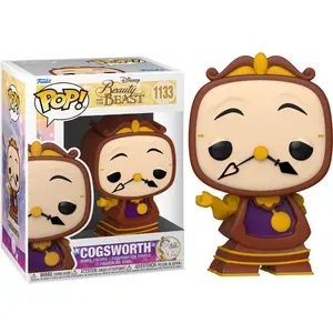 Figurine Funko Pop Disney Beauty and The Beast Cogsworth image-1