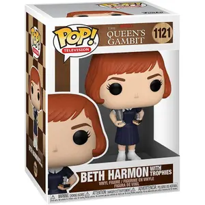 Figurine Funko Pop Queens Gambit Beth with Trophies image-1