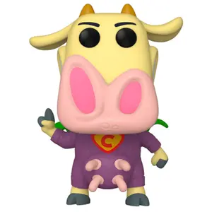 Figurine Funko Pop Cartoon Network Cow and Chicken - Superhero Cow image-0