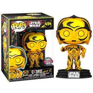 Figurine Funko Pop Star Wars Retro Series C-3PO Exclusive image-1