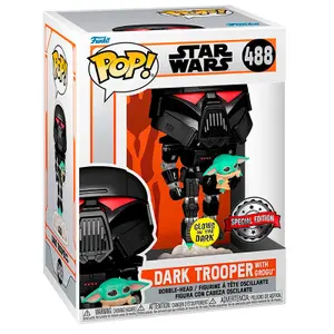 Figurine Funko Pop Star Wars Dark Trooper Exclusive image-1