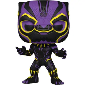 Φιγούρα Funko POP & T-shirt Marvel Wakanda Forever Black Panther Exclusive image-0
