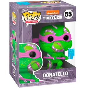 Figurine Funko POP Ninja Turtles Donatello Artist et Case Exclusive image-1