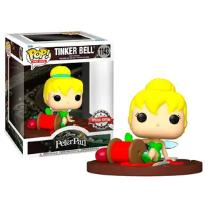Figurine Funko Pop Disney Peter Pan Tinker Bell on Spool Exclusive image-0