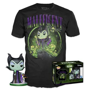 Figurine Funko POP & T-shirt Disney Villains Malefica Exclusive image-0
