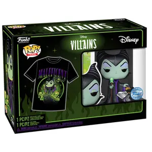 Figurine Funko POP & T-shirt Disney Villains Malefica Exclusive image-3
