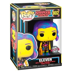 Figurine Funko Pop Stranger Things Eleven in Mall Outfit Black Light Exclusive image-2