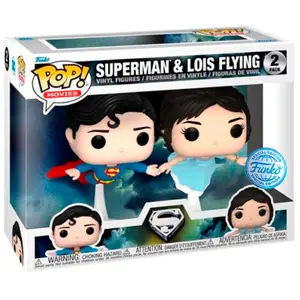 Figurine Funko POP DC Comics Superman & Lois Flying Exclusive (x2) image-1