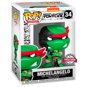 Figurine Funko POP Ninja Turtles Michelangelo 5 + 1 Chase image-1