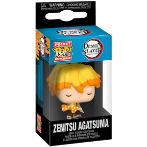 Porta-chaves Funko Pocket Pop Demon Slayer Kimetsu No Yaiba Zenitsu Agatsuma image-1