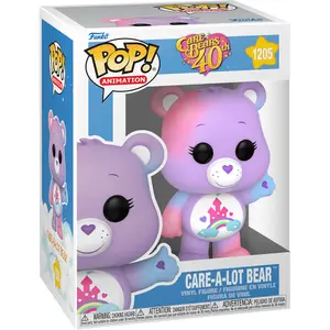 Figurine Funko POP Care Bears 40th Anniversary Care a Lot Bear 5 + 1 Chase image-1