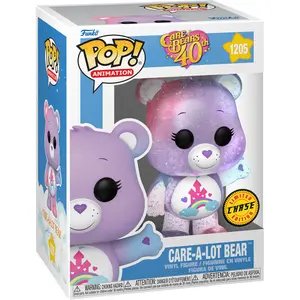 Figurine Funko POP Care Bears 40th Anniversary Care a Lot Bear 5 + 1 Chase image-2