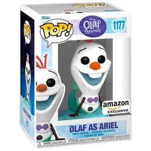 Collectible figurine Funko POP Disney Olaf Present Olaf As Ariel image-1