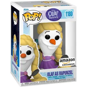 Figurine Funko Pop Disney Olaf Present Olaf as Rapunzel Exclusive image-1