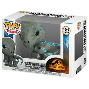 Figurine Funko POP Jurassic World 3 Velociraptors Blue & Beta image-2