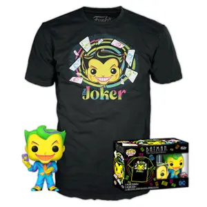 Figurka Funko POP & T-shirt DC Comics Batman Joker Exclusive image-3