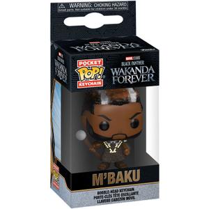 Keychain Funko Pocket Pop Marvel Black Panther Wakanda Forever M Baku image-1