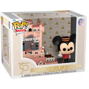 Figurine Funko Pop Walt Disney World 50th Anniversary Hollywood Tower Hotel and Mickey Mouse image-2