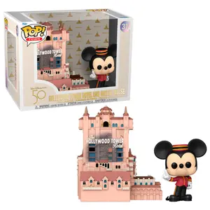 Figurine Funko Pop Walt Disney World 50th Anniversary Hollywood Tower Hotel and Mickey Mouse image-1