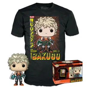 Figurine Funko POP & T-shirt My Hero Academia Katsuki Exclusive image-0