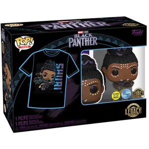 Figurine Funko POP & T-shirt Marvel Black Panther Shury Exclusive image-2