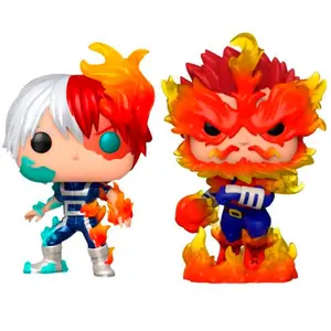 Figur Funko Pop My Hero Academia Shoto Todoroki & Endeavor Exclusive (x2) image-0