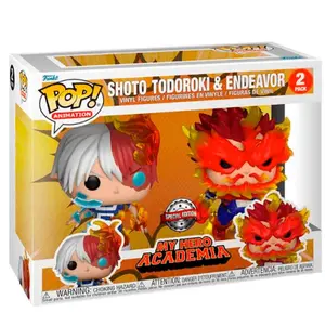 Figur Funko Pop My Hero Academia Shoto Todoroki & Endeavor Exclusive (x2) image-1