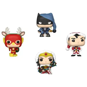 Figurine Funko Pocket POP DC Comics Tree Holiday Exclusive (x4) image-1