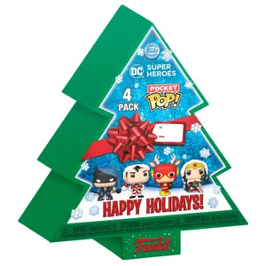 Figurina Funko Pocket POP DC Comics Happy Holidays (x4) image-0